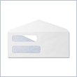 ADD TO YOUR SET: Sparco Double Window White Wove Envelopes