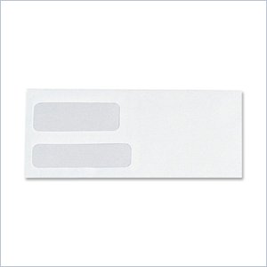 Sparco Double Window Envelope