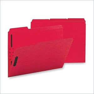 Sparco Colored Fastener Folder