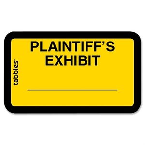 Tabbies Legal Plaintiff's Exhibit Label