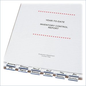 Tabbies Write-On Computer Printout Index Tabs