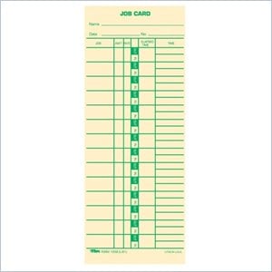 Tops Job Costing Time Card