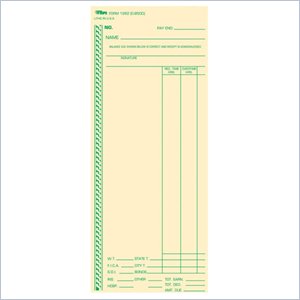 Tops Full Day With Pay Receipt Time Card