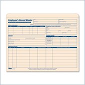 Tops Employee Record File Jacket