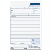 Tops Triplicate Job Work Order Form