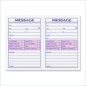 Tops Important Message Book