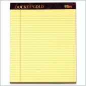 Tops Docket Gold Legal Pad