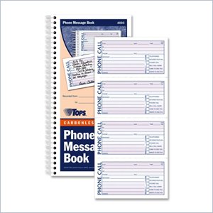 Tops Phone Call Book
