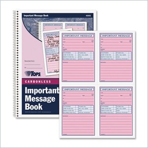 Tops Important Message Book