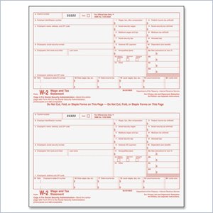 Tops Laser W-2 Form