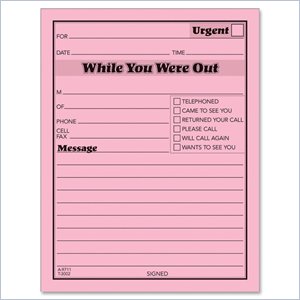 Tops Important Message Note Pads