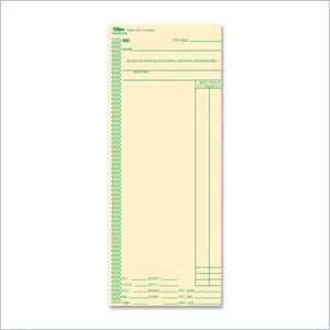 Tops 1-Sided Weekly Time Cards