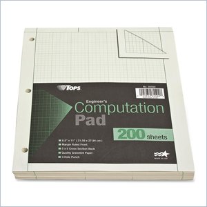 Tops Engineering Computation Pad