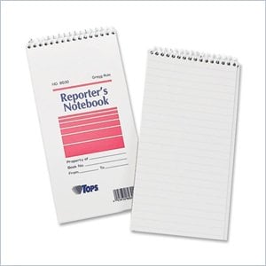 Tops Gregg Ruled Reporter's Notebook