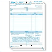 Tops Snap-off Bill of Lading Form