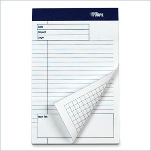 Tops Planning pad with Ruled Task List