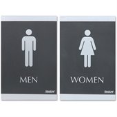 U.S. Stamp & Sign ADA Restroom Sign for Men & Women