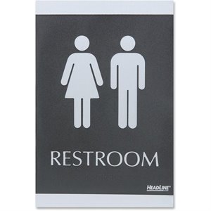 U.S. Stamp & Sign ADA Restroom Sign