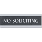 U.S. Stamp & Sign Century No Soliciting Sign