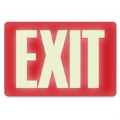 U.S. Stamp & Sign Glow in the Dark EXIT Sign