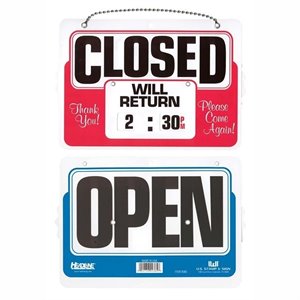 U.S. Stamp & Sign Will Return Sign with Dial-A-Time