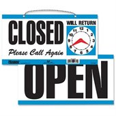 U.S. Stamp & Sign Open/Closed Sign