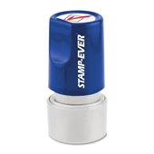 U.S. Stamp & Sign Round Pre-inked Stamp