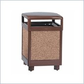 United Receptacle Hinge Top Litter Receptacle