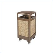 United Receptacle Litter Hinged-Top Receptacle