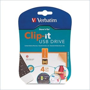 Verbatim 4GB Clip-it 97551 Flash Drive