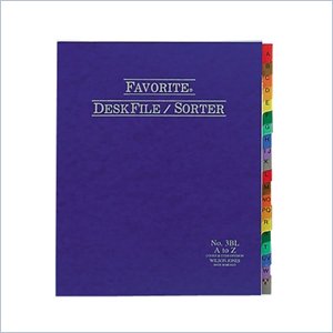 Wilson Jones A-Z Favorite Desk File Sorter