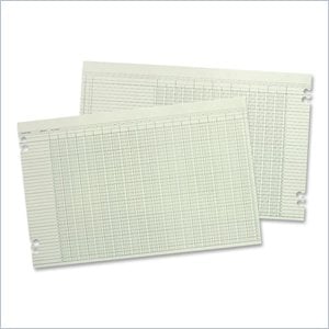 Wilson Jones Columnar Ruled Ledger Sheet
