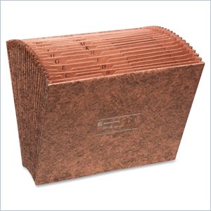 Wilson Jones A-Z Leather Expanding File