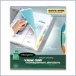 ADD TO YOUR SET: Wilson Jones View-Tab Transparent Divider