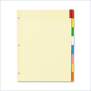 Wilson Jones Insertable Tab Indexes