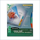 Wilson Jones View-Tab Transparent Divider Set