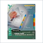Wilson Jones View-Tab Transparent Divider Set