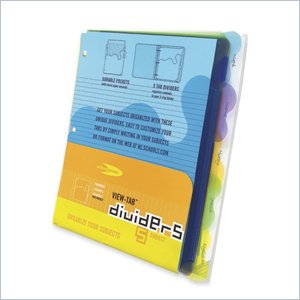 Wilson Jones View-Tab Poly Divider without Pockets