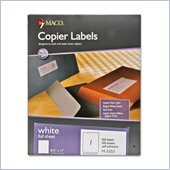 Maco M-5353 Self-Adhesive Full Sheet Copier Labels
