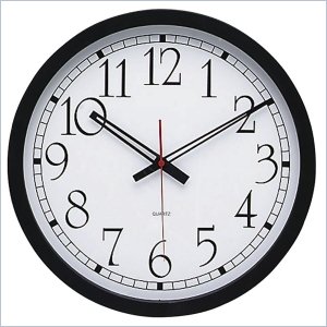 Lorell Round 16" Contemporary Wall Clock LLR02645