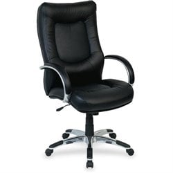 Lorell Stonebridge Leather Executive High-Back Chair