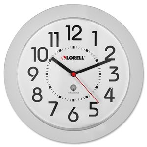 Lorell 60985 Round Profile Radio Controlled Wall Clock