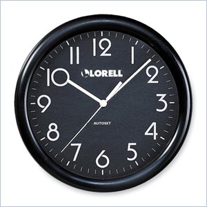 Lorell 60992 Radio Control Wood Wall Clock