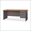ADD TO YOUR SET: Lorell Durable Single Pedestal Desk