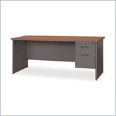 Lorell Durable Single Pedestal Desk