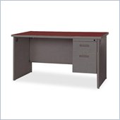 Lorell Durable Single Pedestal Desk