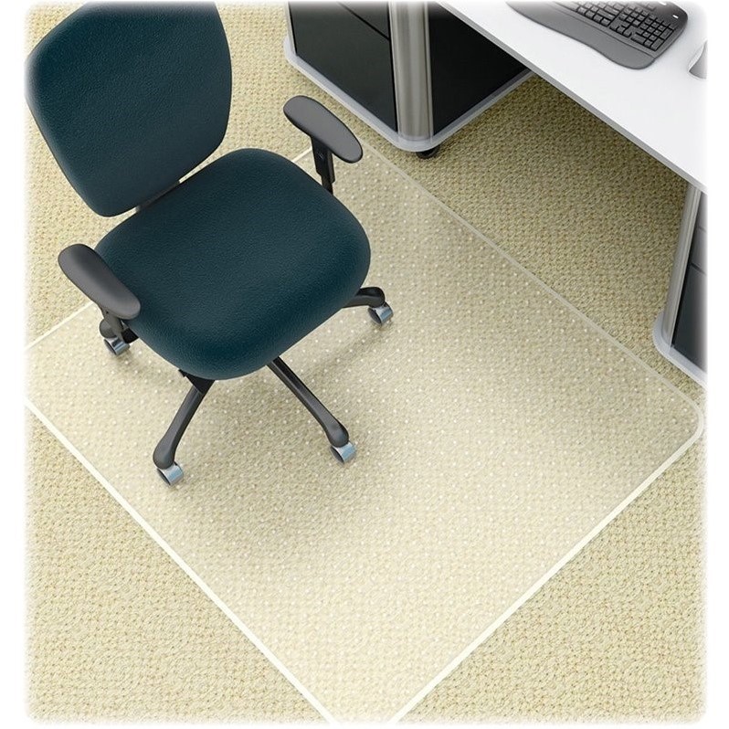 Lorell LLR69164 Rectangular Medium Plush Chairmat: LLR69164 Chair Mat