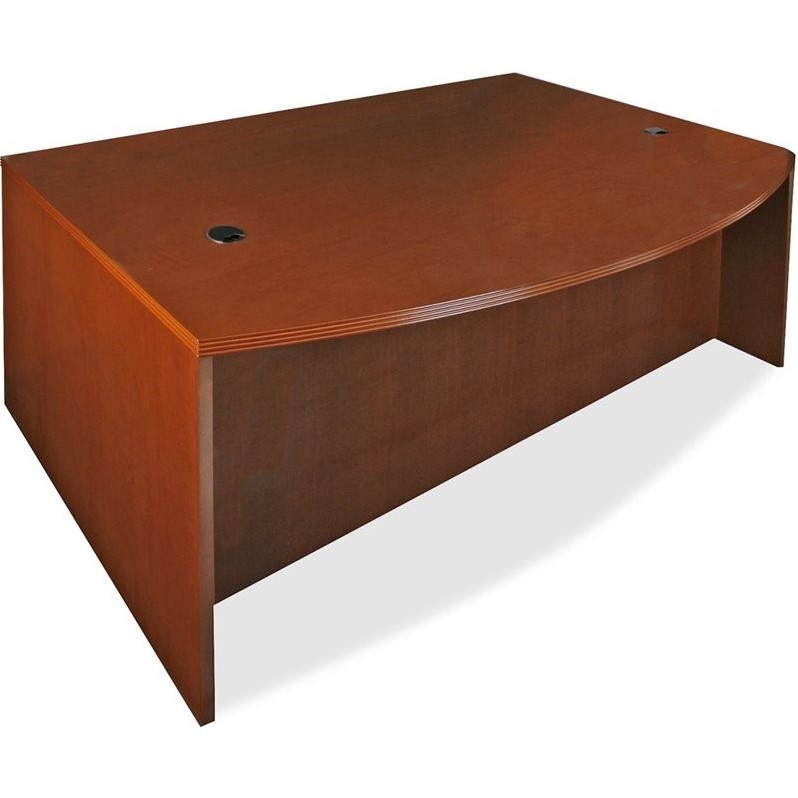 Lorell 88000 Series D-Shaped Bowfront Desk