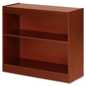 Lorell Two Shelf Panel Bookcase