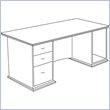 ADD TO YOUR SET: Lorell Contemporary 9000 Pedestal Desk